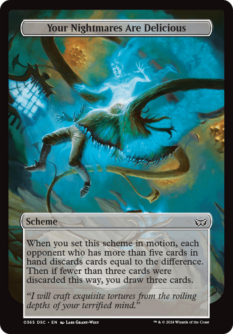 Your Nightmares Are Delicious (Full Art) [Duskmourn: House of Horror Commander]
