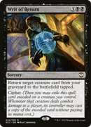 Writ of Return [Streets of New Capenna Commander]