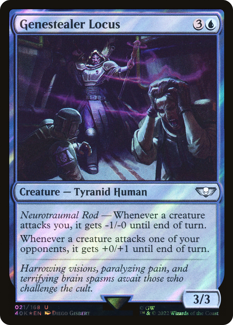 Genestealer Locus (Surge Foil) [Warhammer 40,000 Commander] Foil