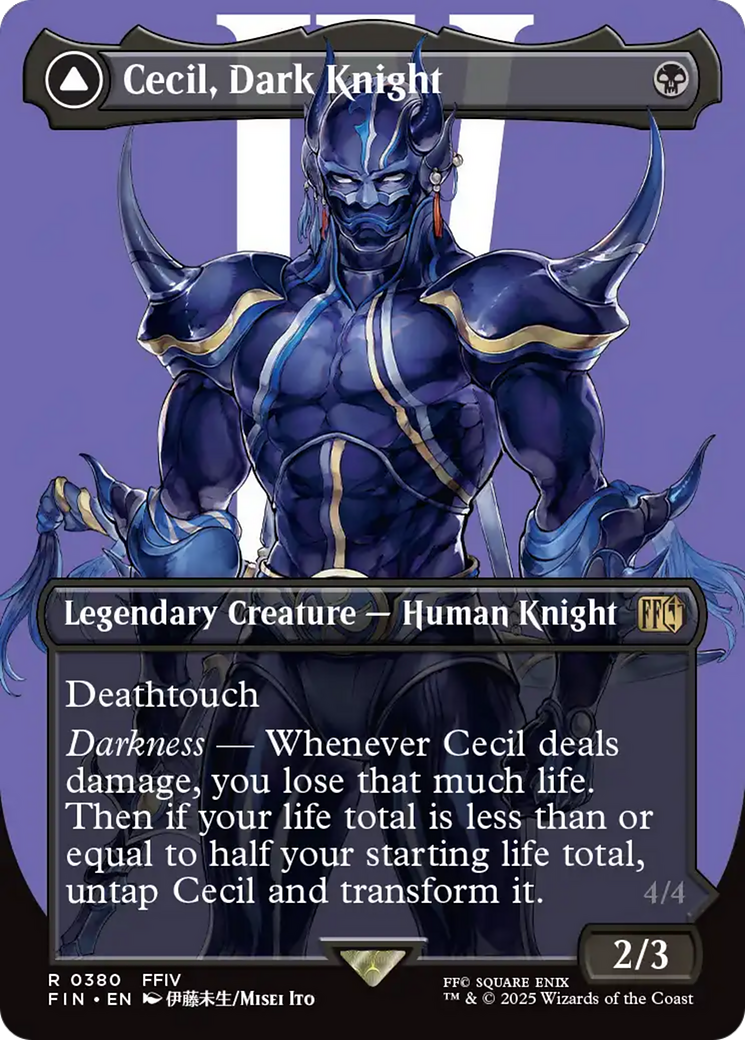 Cecil, Dark Knight (Borderless) - FINAL FANTASY