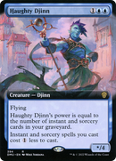 Haughty Djinn (Extended Art): (Extended Art) [Dominaria United]
