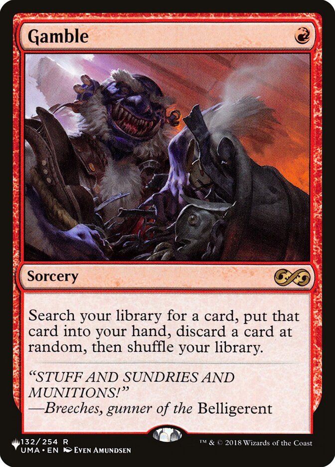 Gamble [Secret Lair Heads I Win Tails You Lose]