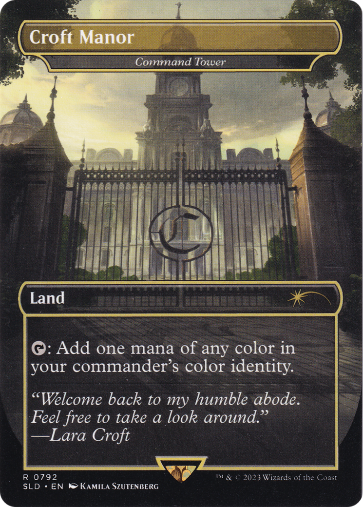 Croft Manor - Command Tower (Borderless) [Secret Lair Drop] / Croft Manor