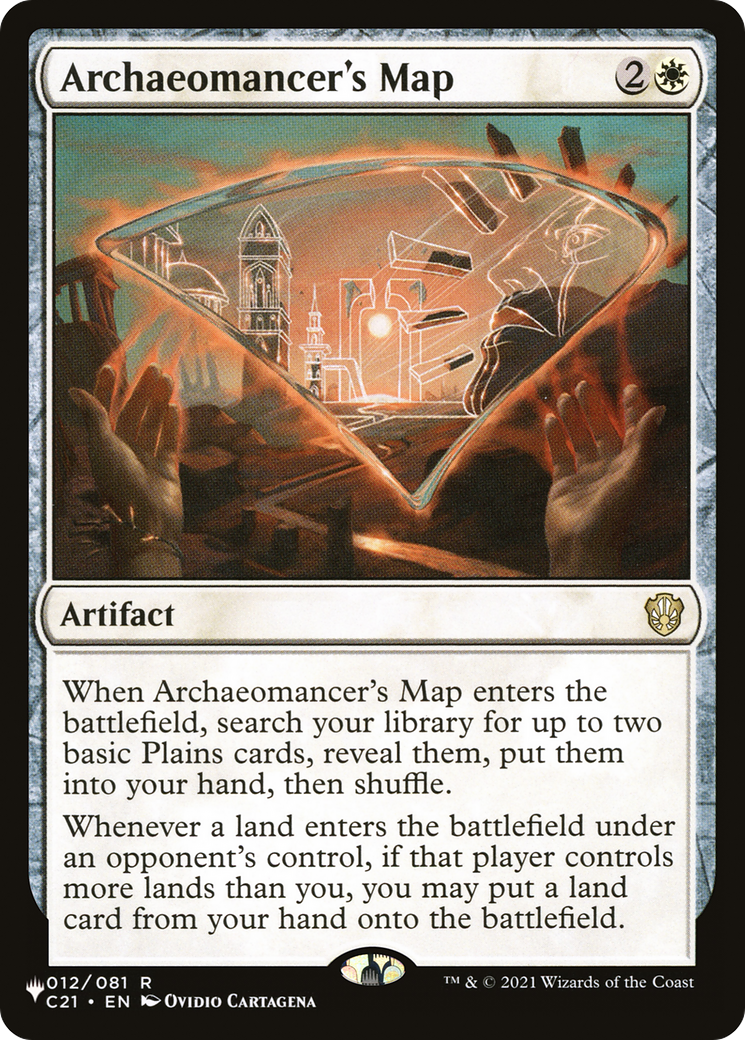 Archaeomancer's Map - The List