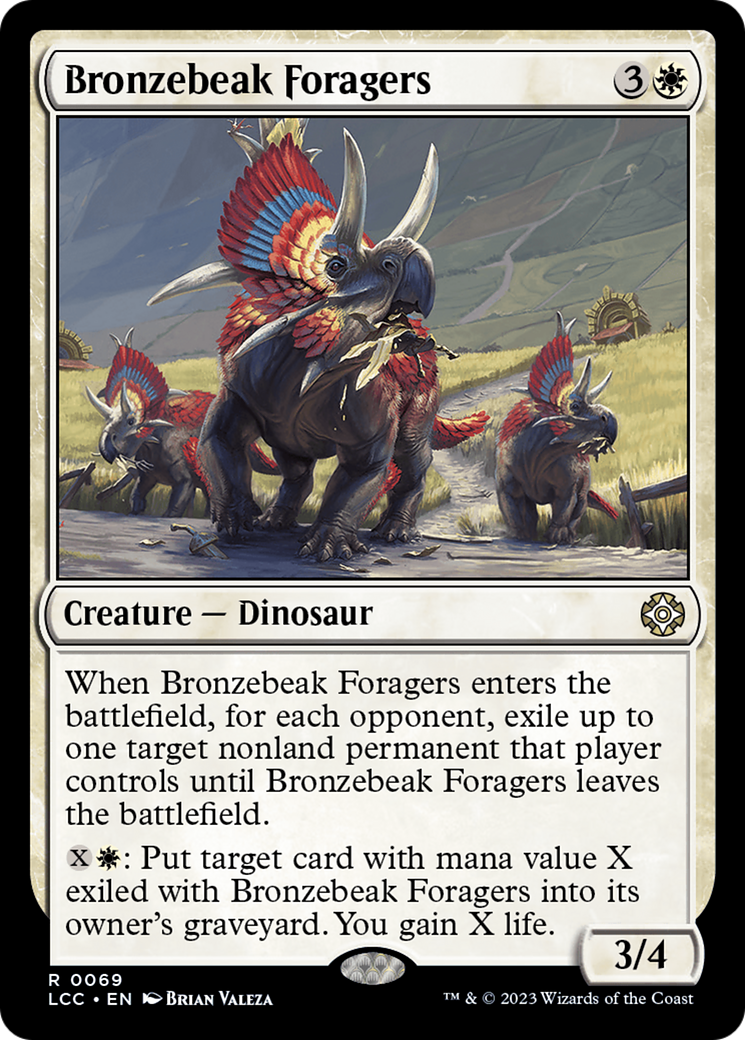 Bronzebeak Foragers - The Lost Caverns of Ixalan Commander