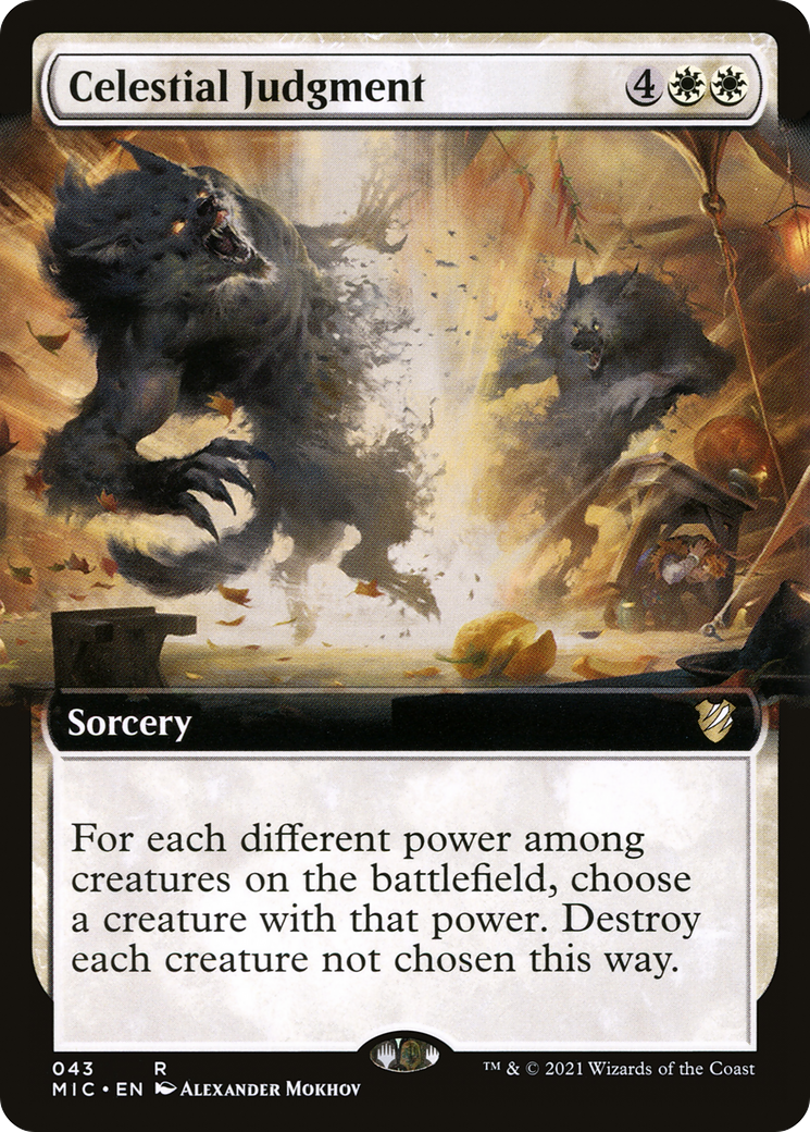 Celestial Judgment (Extended Art) - Midnight Hunt Commander: (Extended Art)