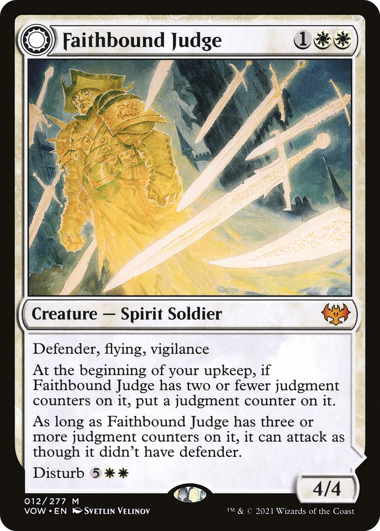 Faithbound Judge: (Double Faced Transform) [Innistrad: Crimson Vow]