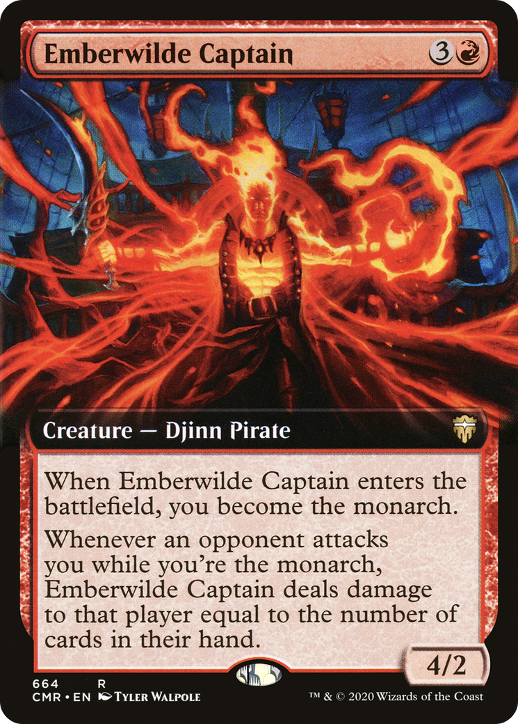 Emberwilde Captain (Extended Art): (Extended Art) [Commander Legends]