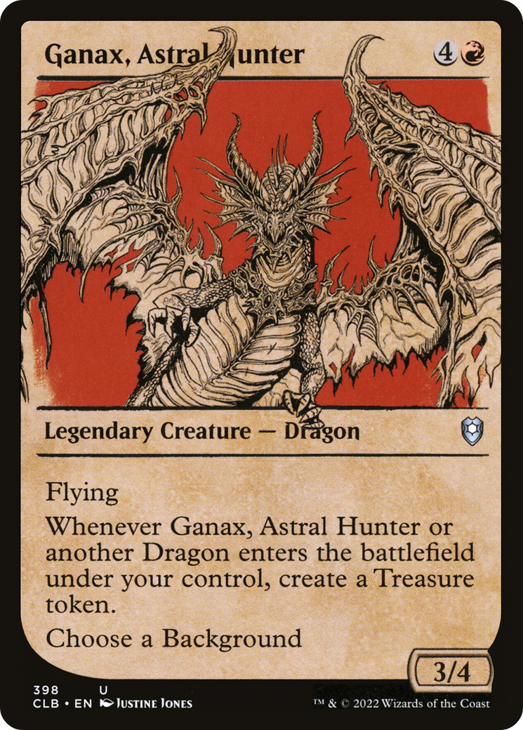 Ganax, Astral Hunter (Showcase): (Showcase) [Commander Legends: Battle for Baldur's Gate]