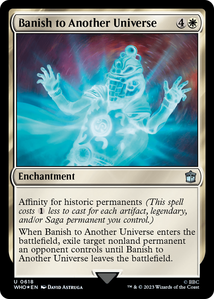 Banish to Another Universe (Surge Foil) - Doctor Who Foil