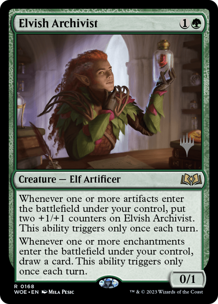 Elvish Archivist - [Wilds of Eldraine Promos]