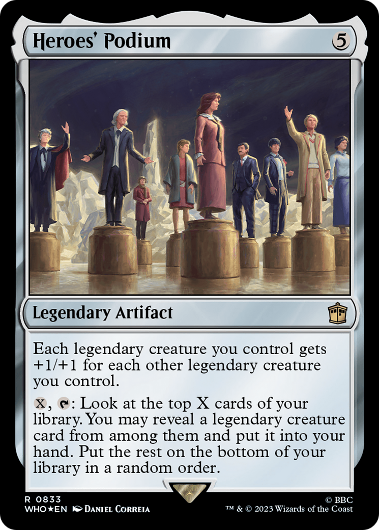 Heroes' Podium (Surge Foil) [Doctor Who] Foil