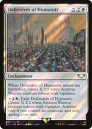 Defenders of Humanity (Surge Foil) - Warhammer 40,000 Commander Foil