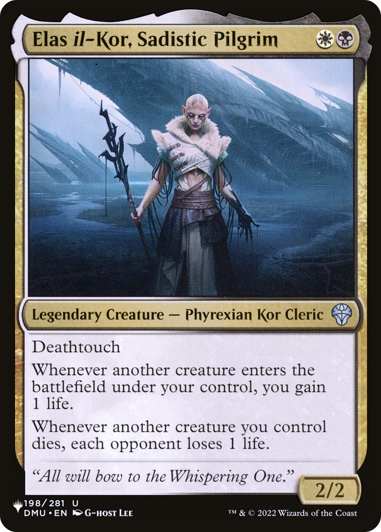 Elas il-Kor, Sadistic Pilgrim [The List]