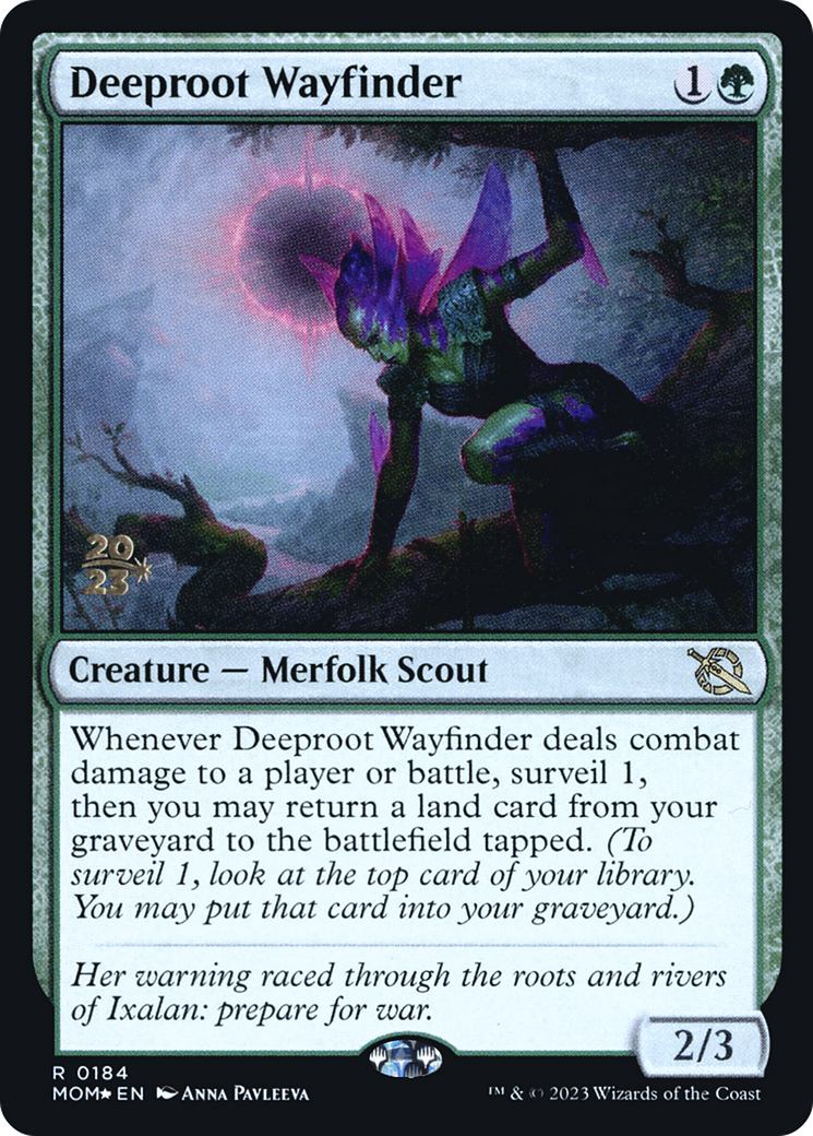 Deeproot Wayfinder [March of the Machine Promos] Foil