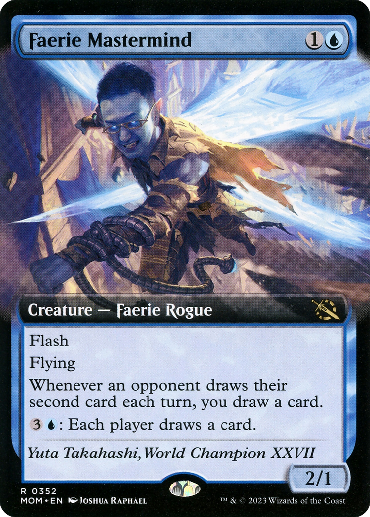 Faerie Mastermind (Extended Art): (Extended Art) [March of the Machine]