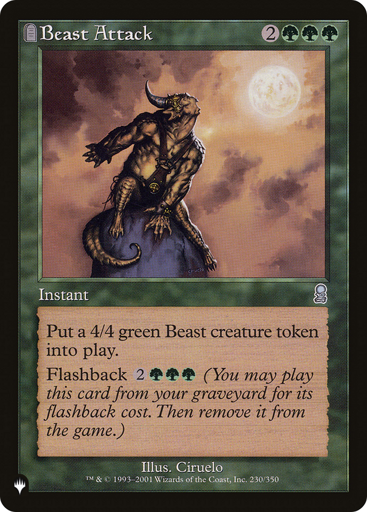 Beast Attack - The List: (tombstone)