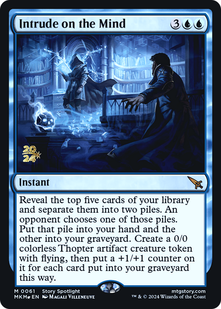 Intrude on the Mind - [Murders at Karlov Manor Promos] Foil