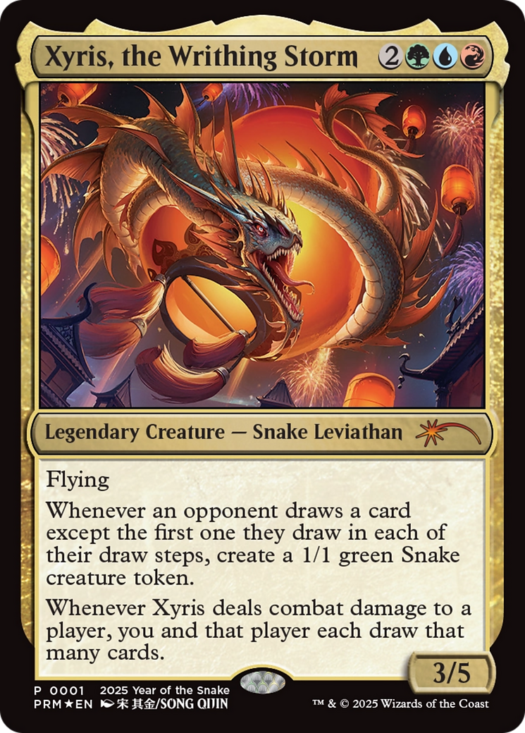 Xyris, the Writhing Storm (Year of the Snake 2025) [Standard Showdown