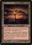 Barbarian Ring - The List