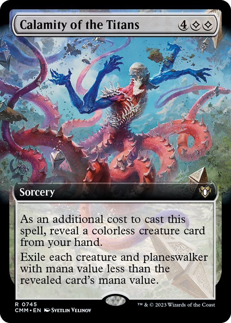 Calamity of the Titans (Extended Art) - Commander Masters: (Extended Art)