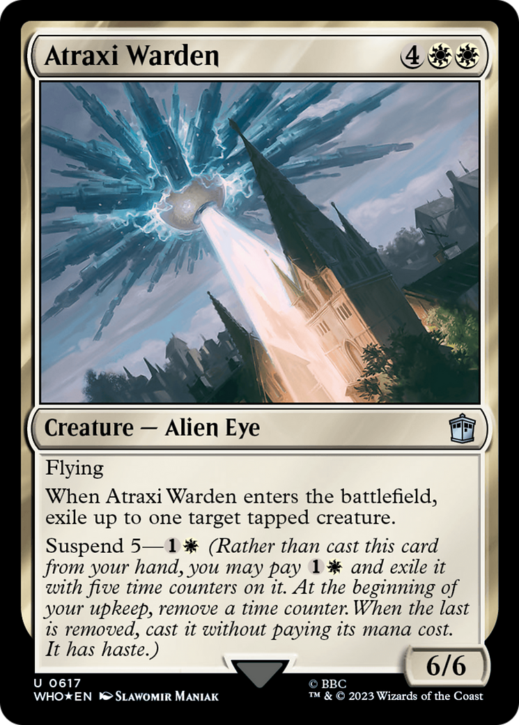 Atraxi Warden (Surge Foil) - Doctor Who Foil