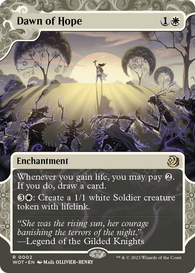 Dawn of Hope: (Showcase) (Borderless) [Wilds of Eldraine: Enchanting Tales]