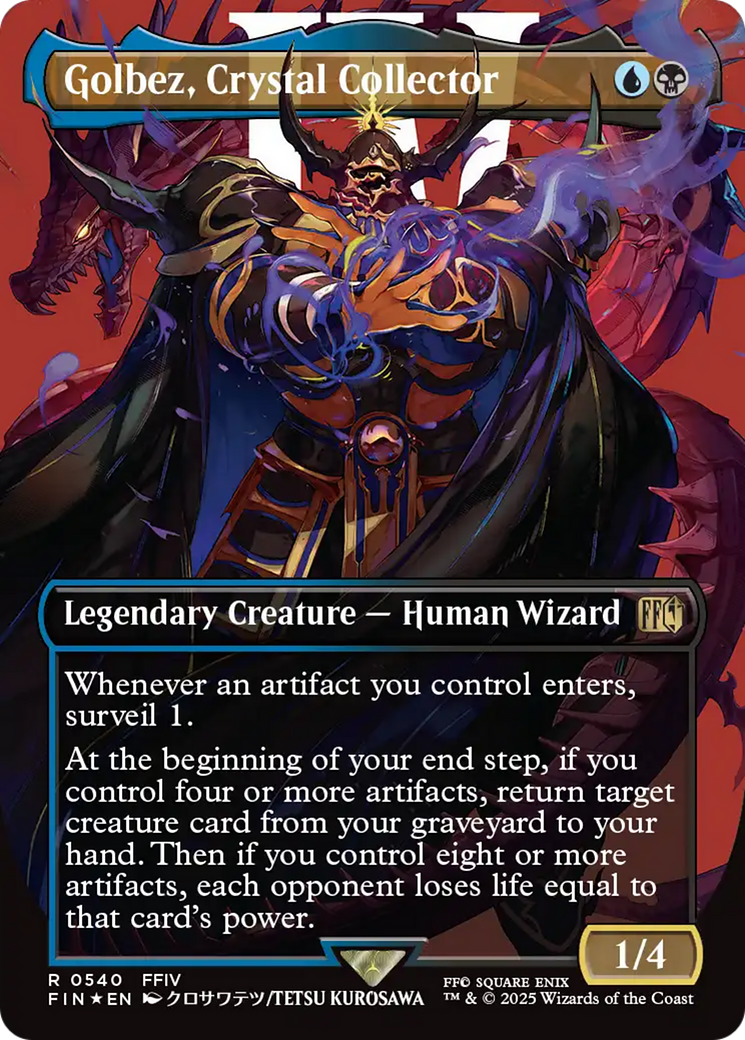 Golbez, Crystal Collector (Borderless) (Surge Foil) [FINAL FANTASY] Foil