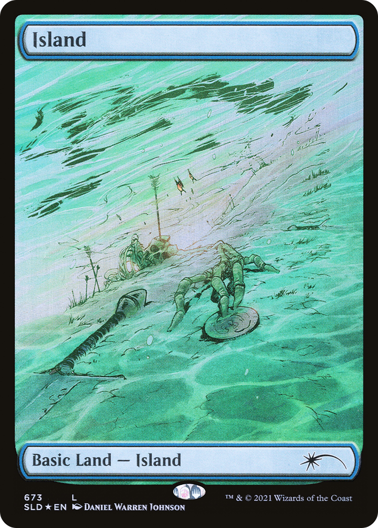 Island (673) [Secret Lair Drop] Foil