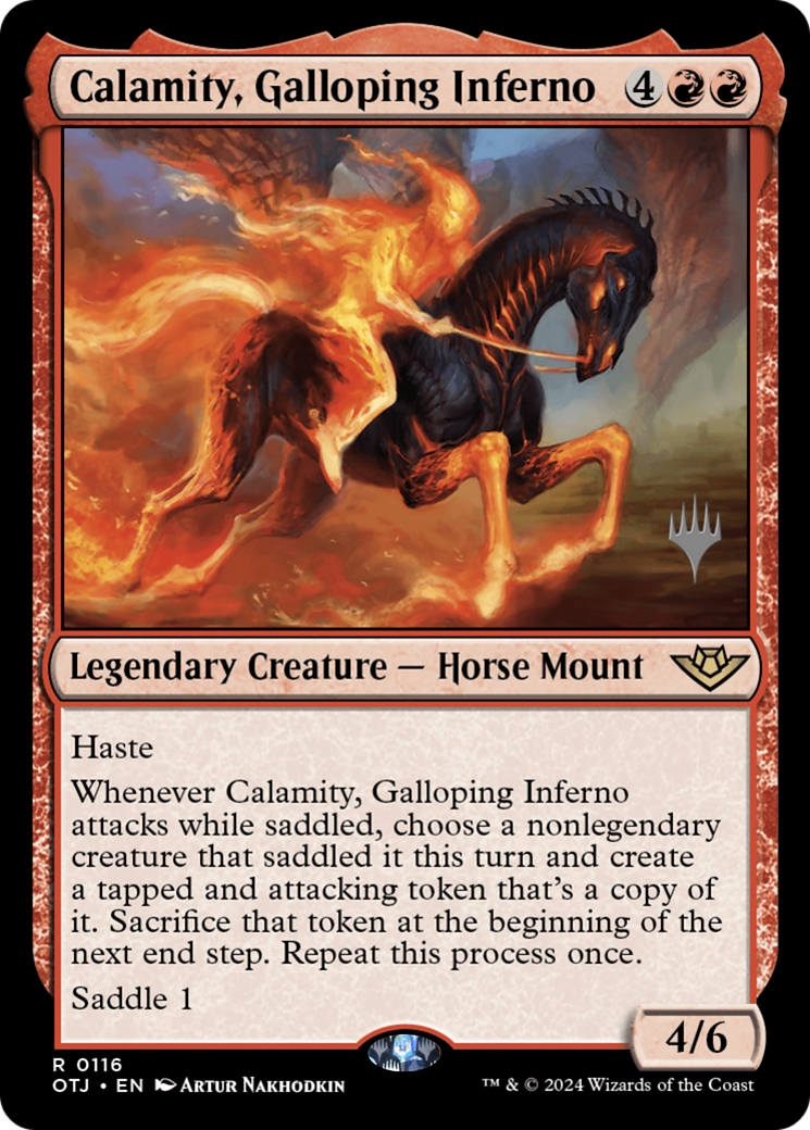 Calamity, Galloping Inferno - Outlaws of Thunder Junction Promos
