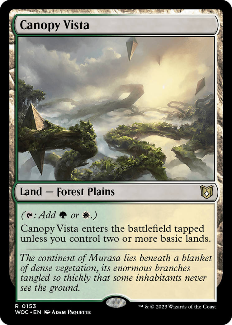 Canopy Vista - Wilds of Eldraine Commander