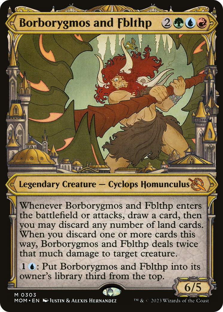 Borborygmos and Fblthp (Showcase) - March of the Machine: (Showcase)