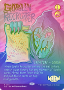Goblin Recruiter (Rainbow Foil) (Borderless) [Secret Lair Drop] Foil