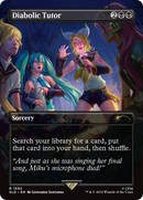 Diabolic Tutor (1592) (SLD-1592) - Secret Lair Drop (Borderless) Foil
