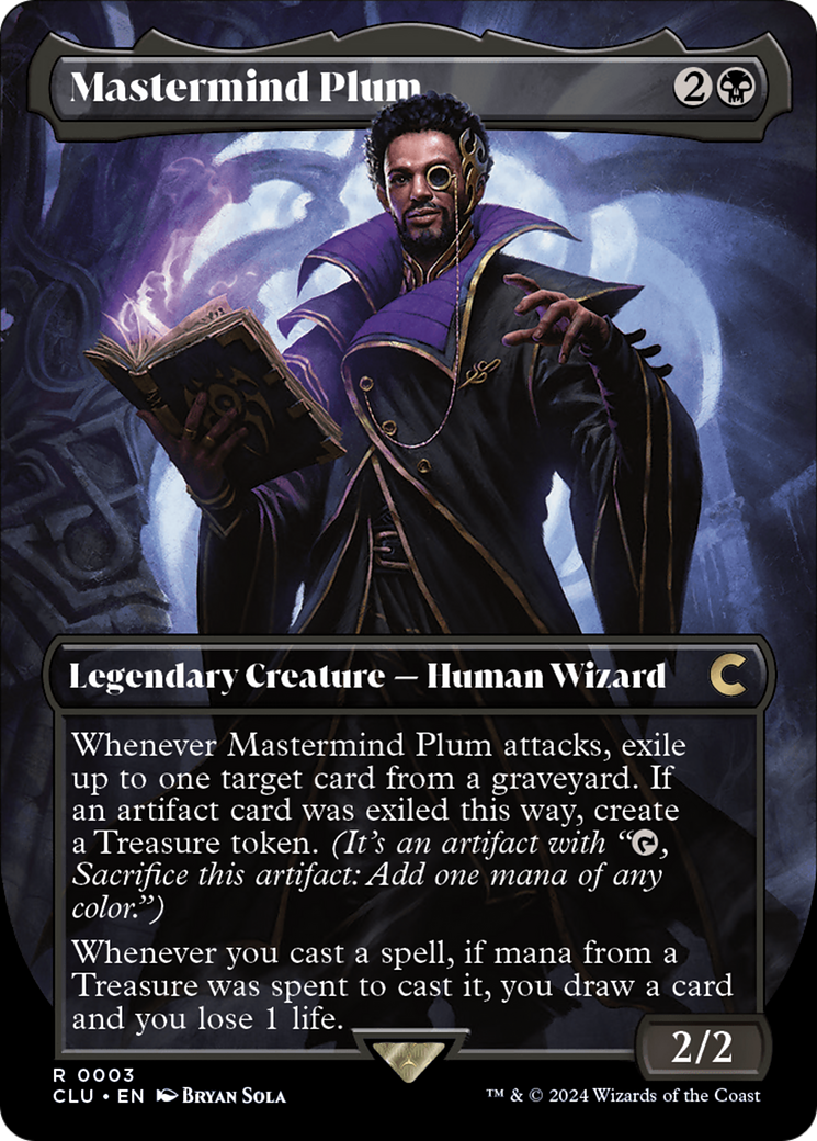 Mastermind Plum (Borderless) - [Ravnica: Clue Edition]