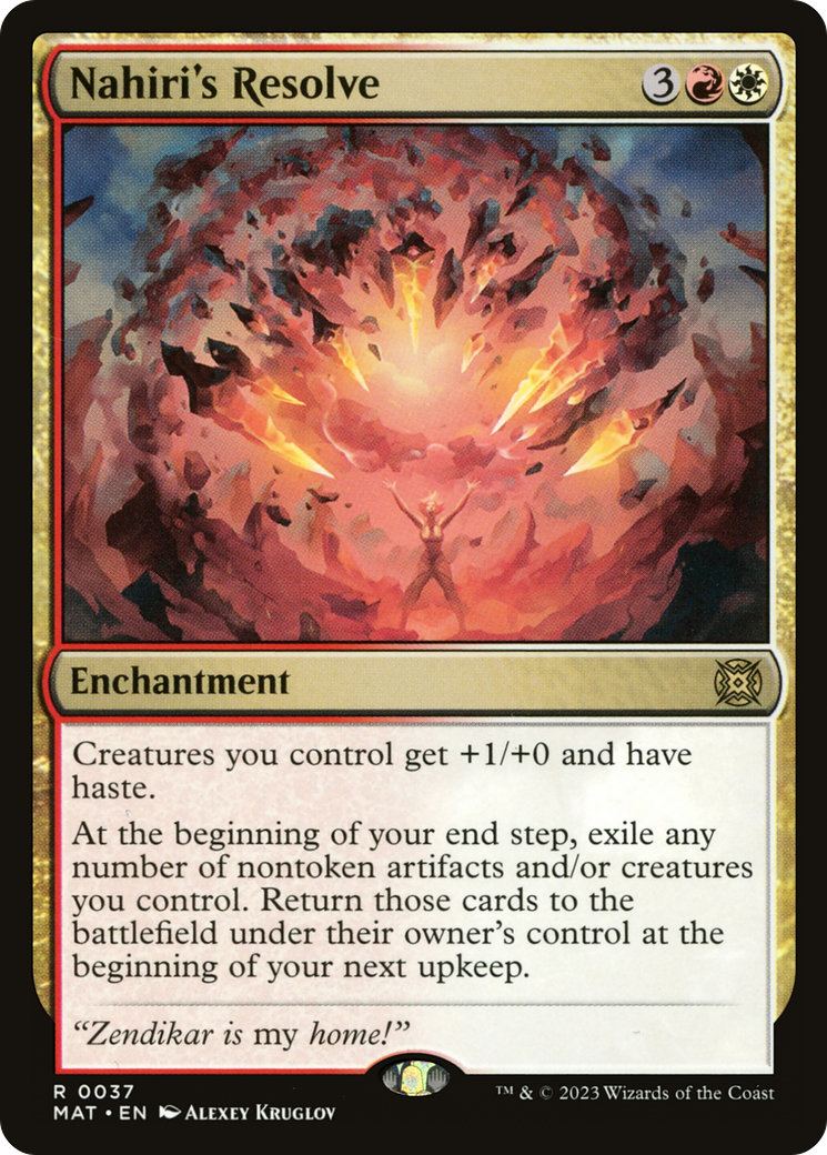 Nahiri's Resolve - [March of the Machine: The Aftermath]
