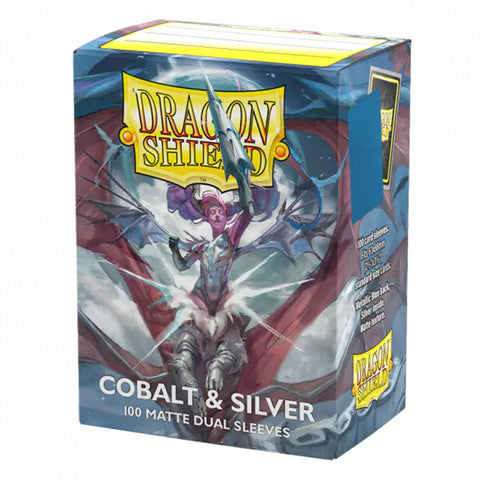 Dragon Shield Standard Matte Cobalt and Silver (100ct) (Copy)
