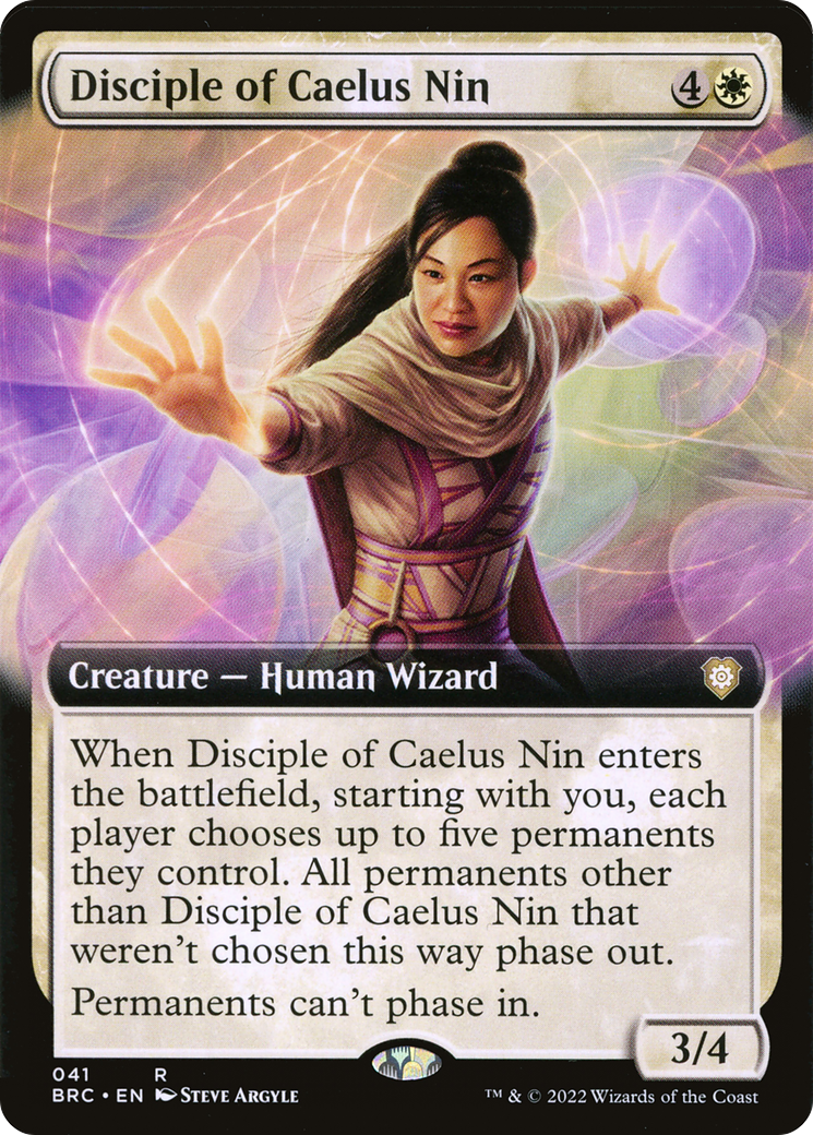 Disciple of Caelus Nin (Extended Art): (Extended Art) [The Brothers' War Commander]