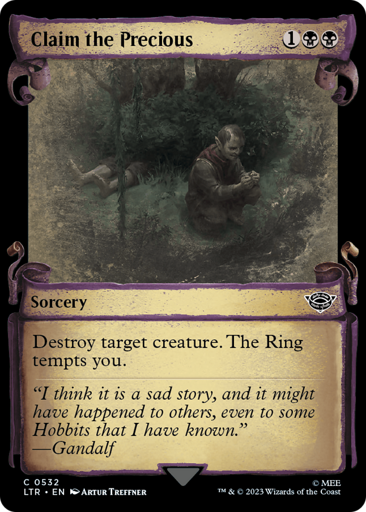 Claim the Precious (Showcase Scrolls) - The Lord of the Rings: Tales of Middle-earth: (Showcase)
