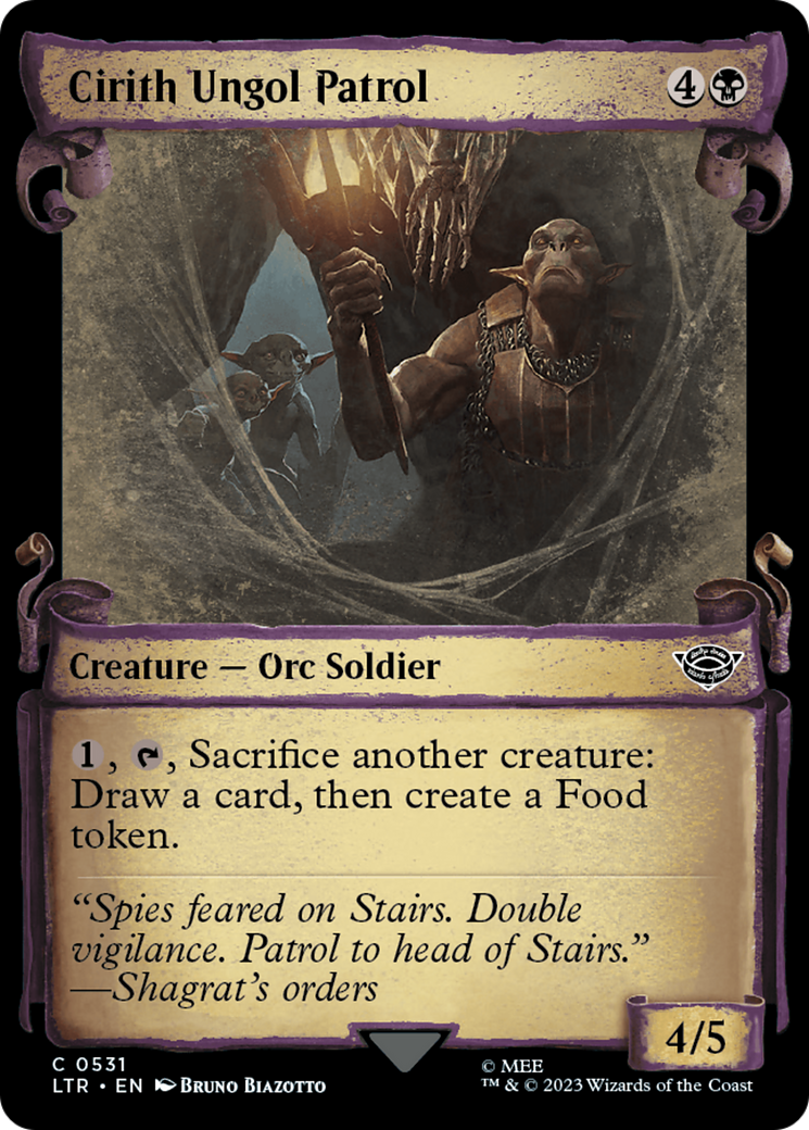 Cirith Ungol Patrol (Showcase Scrolls): (Showcase) [The Lord of the Rings: Tales of Middle-earth]