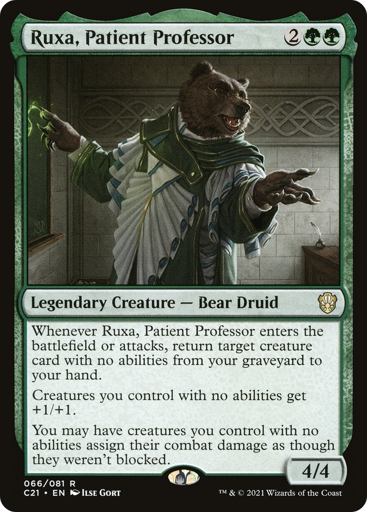 Ruxa, Patient Professor - [Commander 2021]