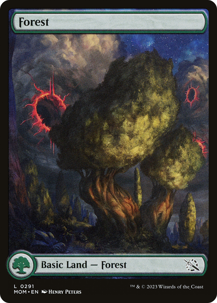Forest (0291): (Full Art) [March of the Machine]