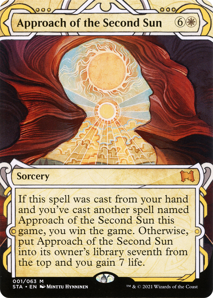 Approach of the Second Sun - [Strixhaven Mystical Archive]: (Showcase) (Borderless) Foil
