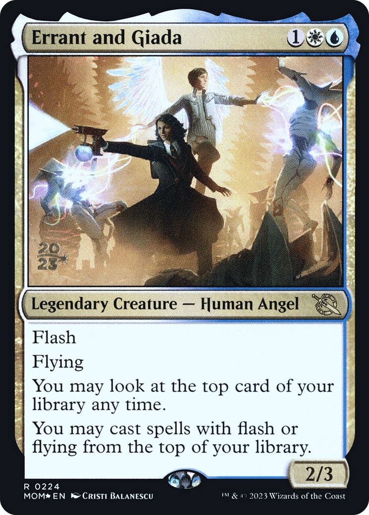 Errant and Giada - March of the Machine Promos Foil