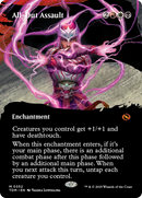 All-Out Assault (Borderless) - Tarkir: Dragonstorm: (Showcase, enchantment)