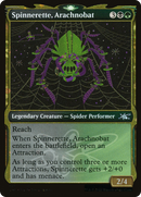 Spinnerette, Arachnobat (Showcase) (Galaxy Foil) - [Unfinity]: (Showcase) Foil
