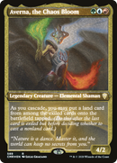 Averna, the Chaos Bloom (Foil Etched) - Commander Legends Foil
