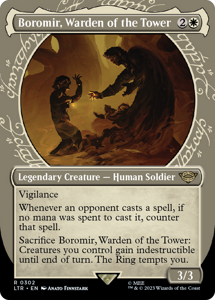 Boromir, Warden of the Tower (Showcase) - [The Lord of the Rings: Tales of Middle-earth]: (Showcase) (Borderless)
