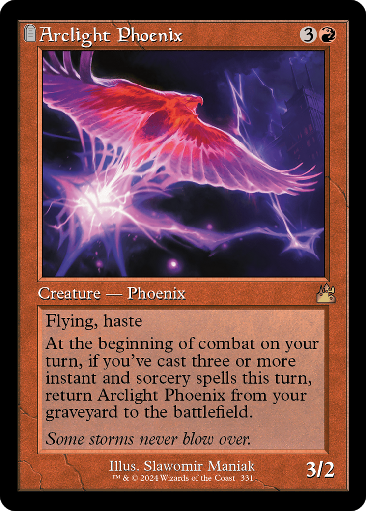 Arclight Phoenix (Retro Frame) - Ravnica Remastered: (tombstone)