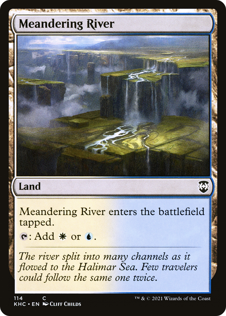 Meandering River - [Kaldheim Commander]